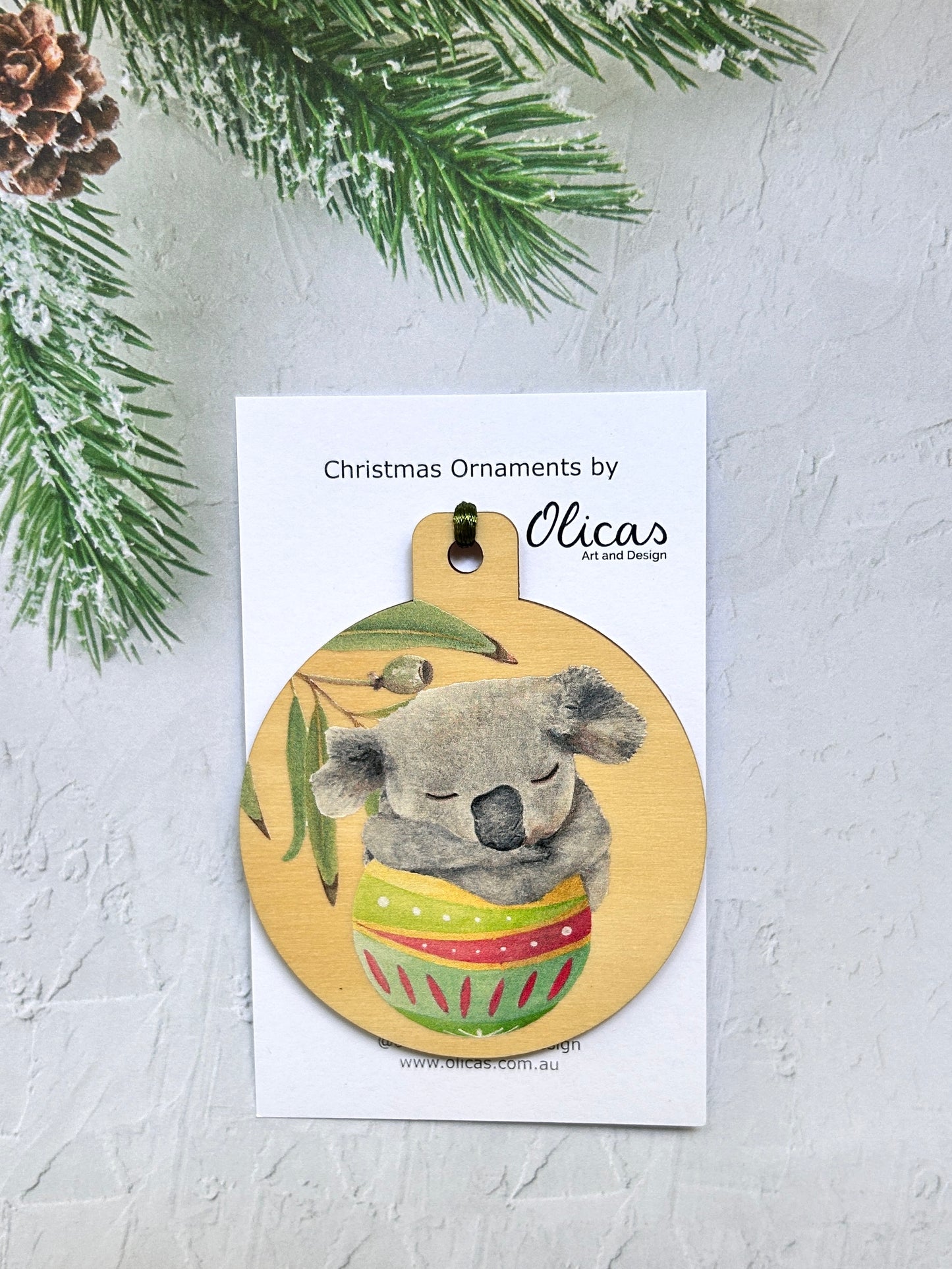 Wooden Ornaments / Australian animals ornaments