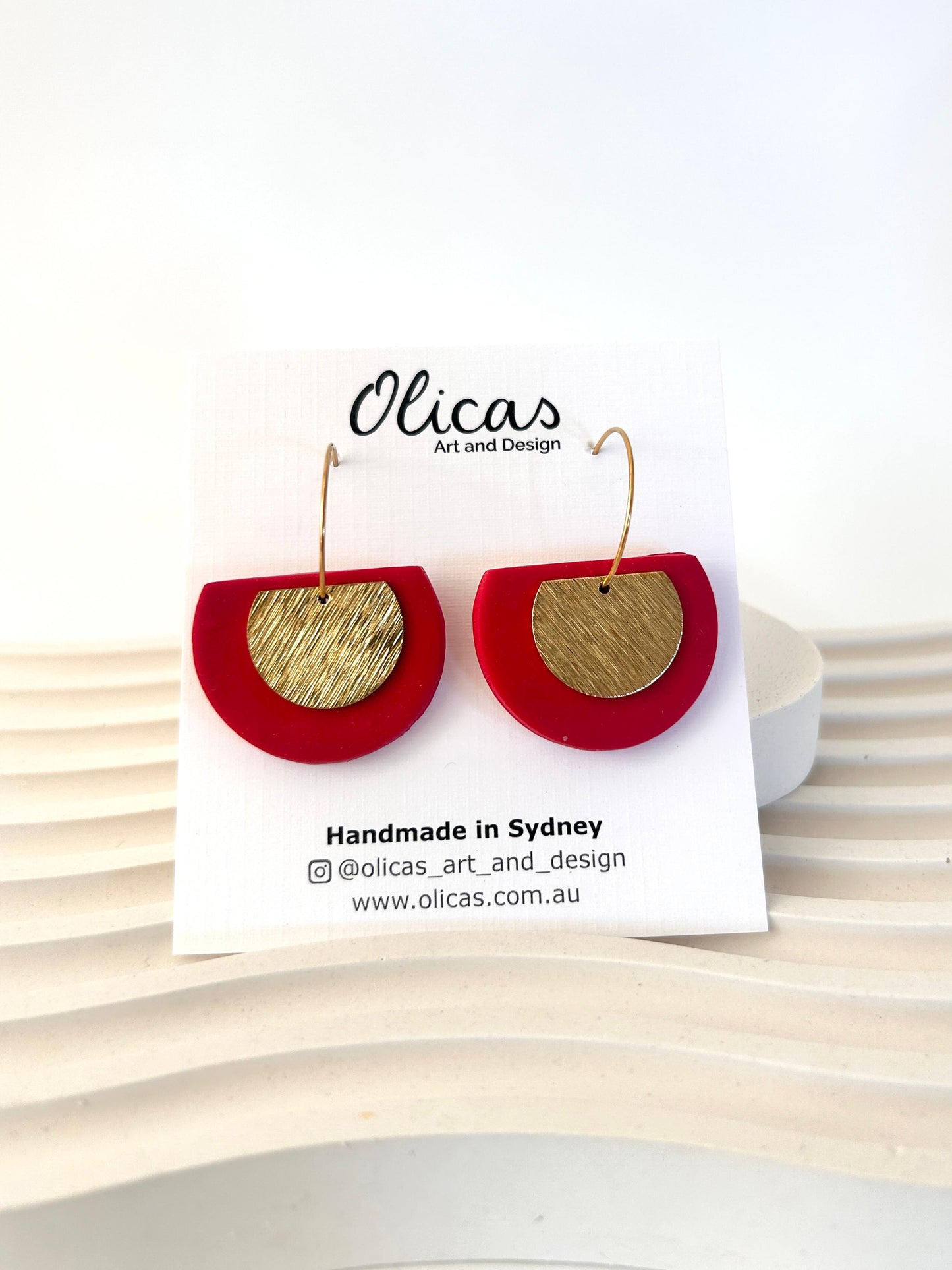 Wendy Dangles in Block Colours