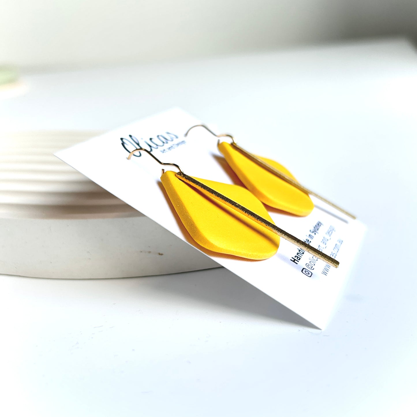 Lupita Dangles in Yellow