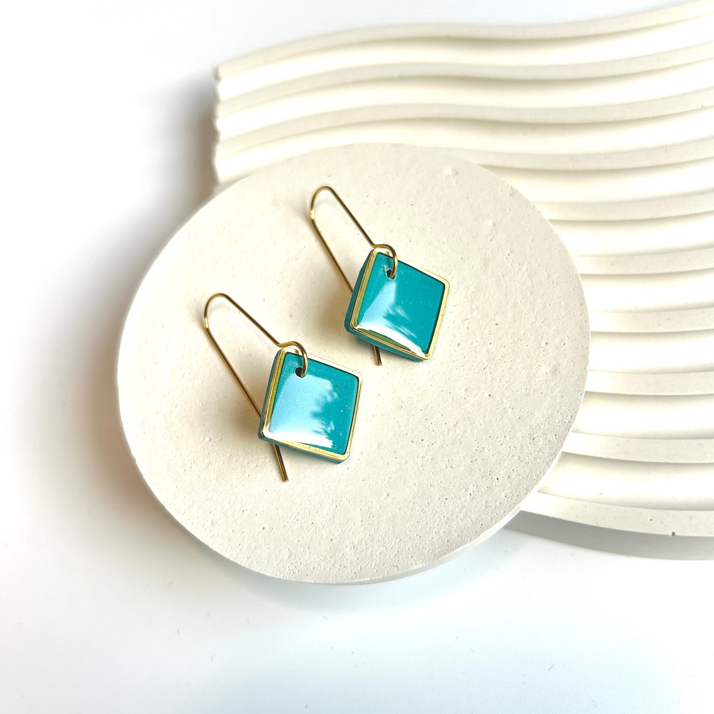 Zara Dangles in Ocean Blue