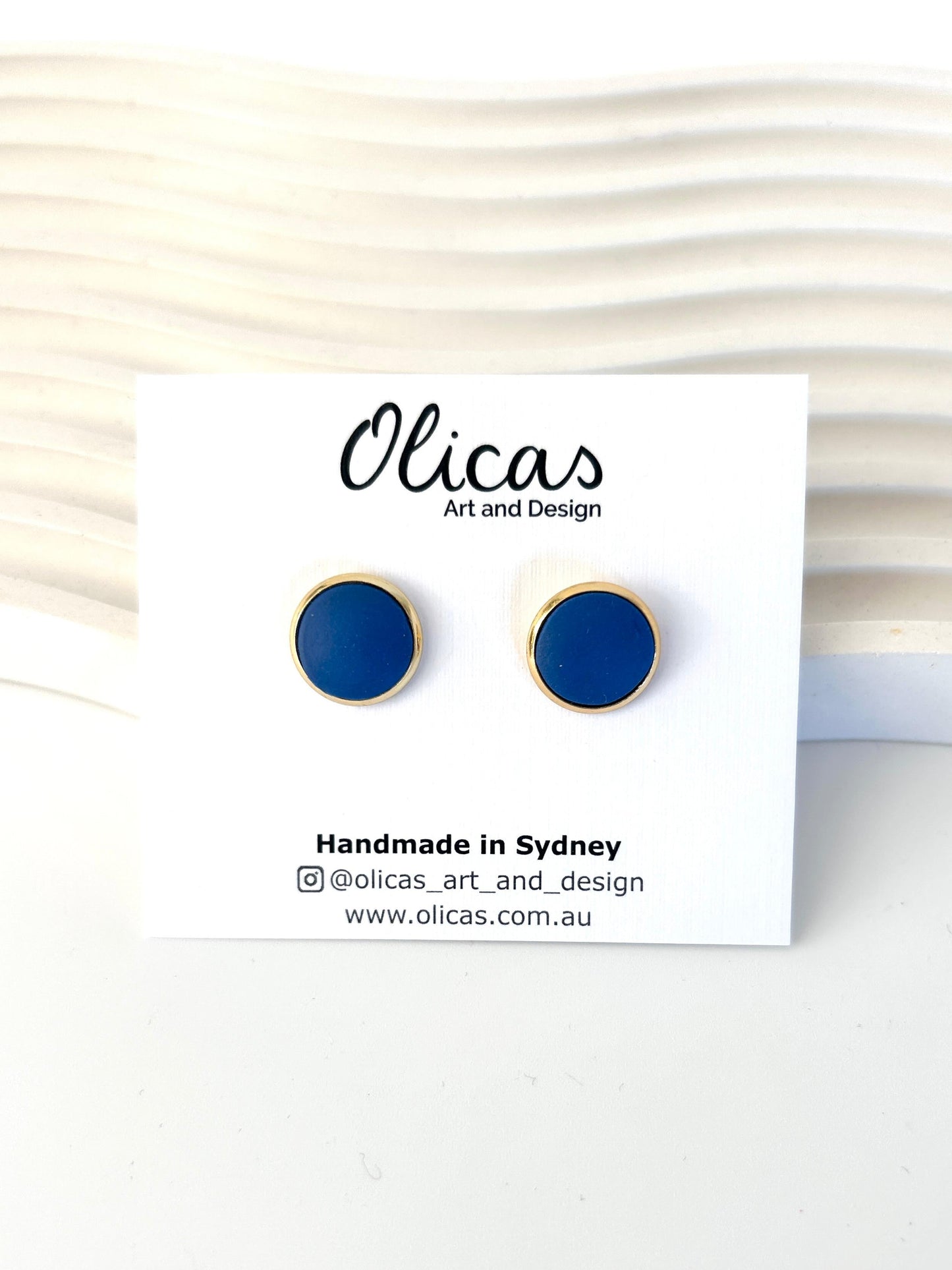 Mia Studs in Block Colours