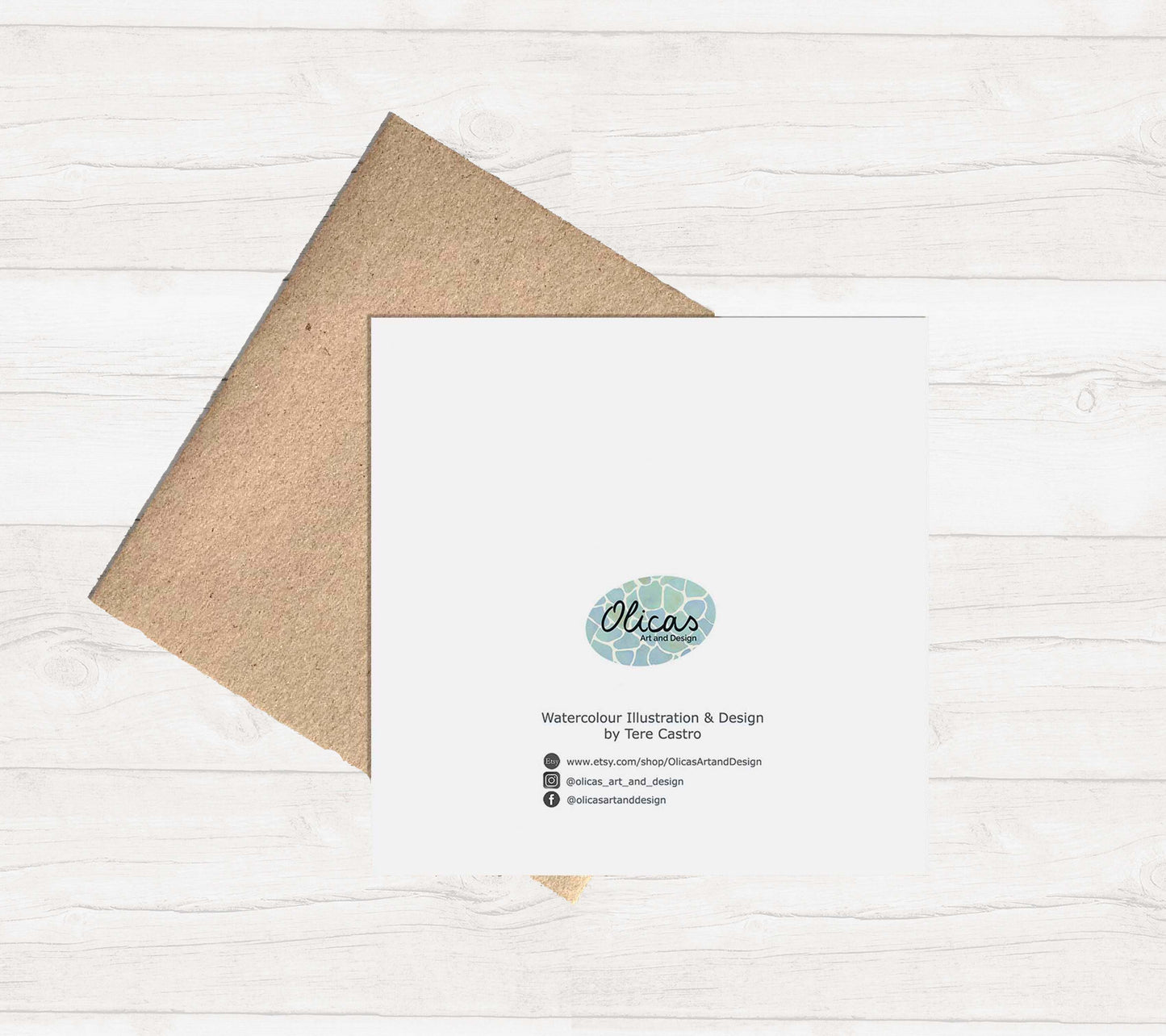 Watercolour Greeting Card - Australian Flora