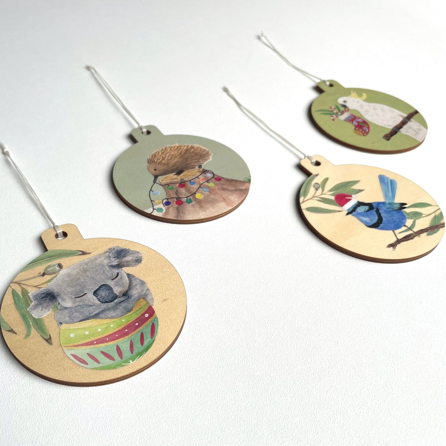 Wooden Ornaments / Australian animals ornaments