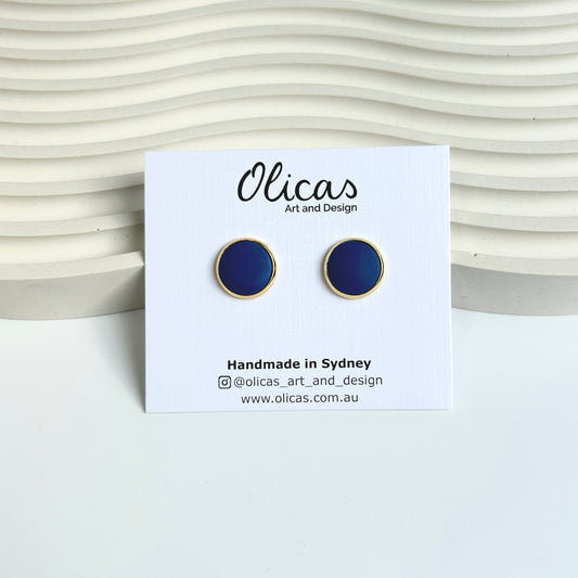 Mia Studs in Navy
