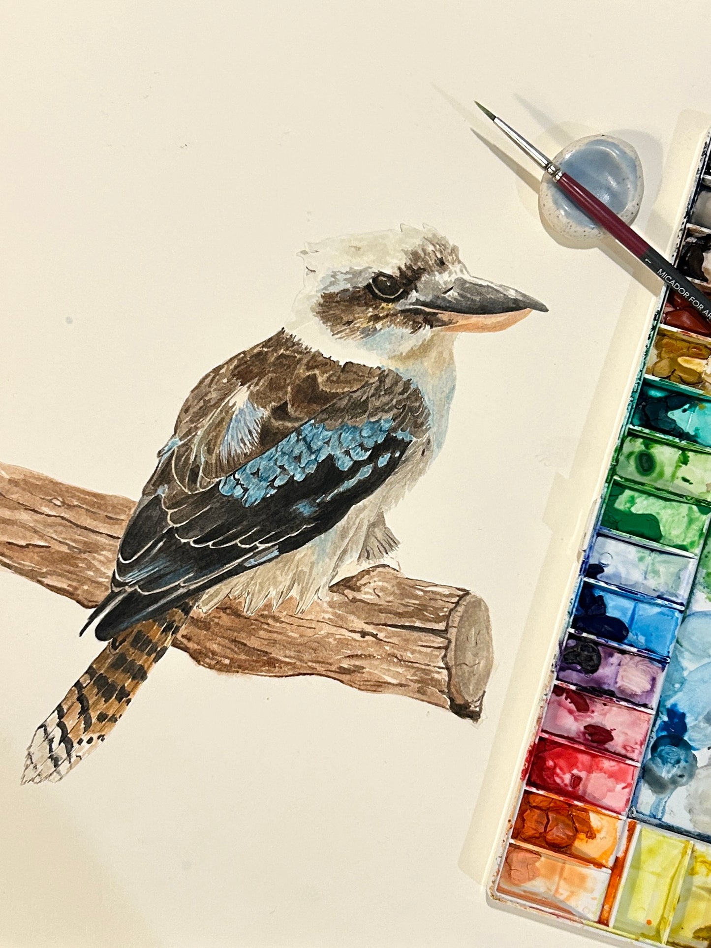 Kookaburra Watercolour Print