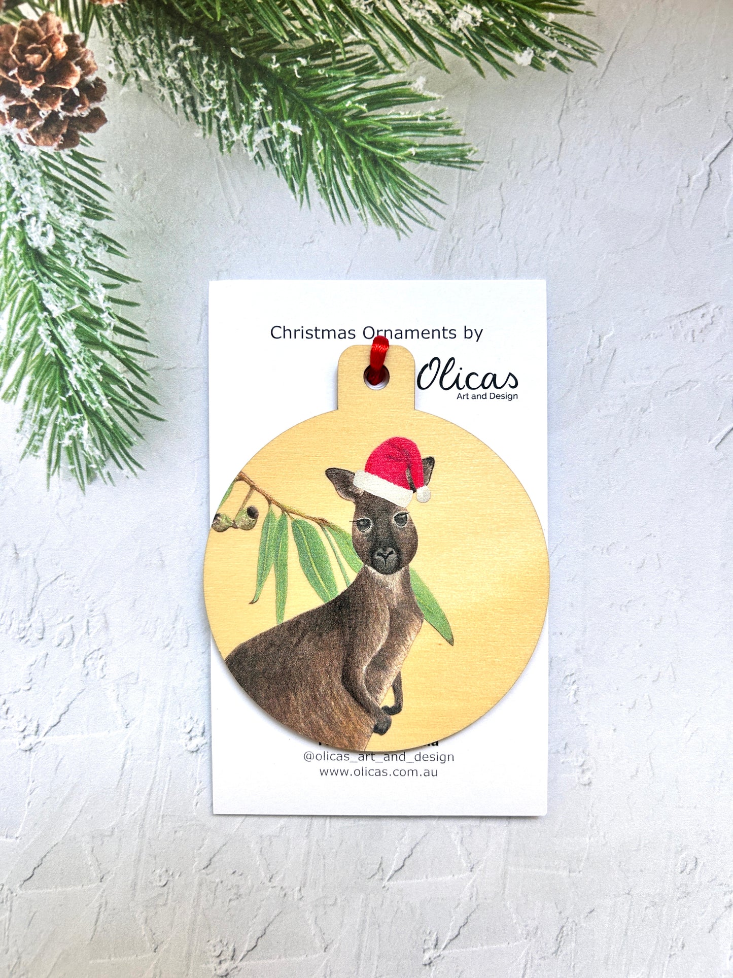 Wooden Ornaments / Australian animals ornaments