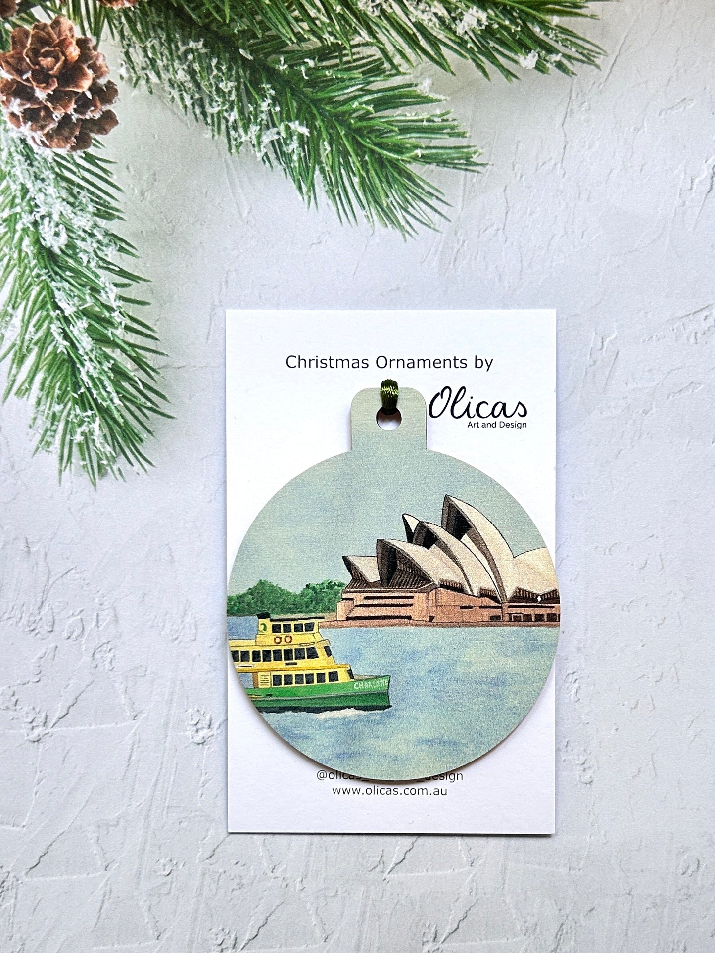 Wooden Ornaments / Australian animals ornaments