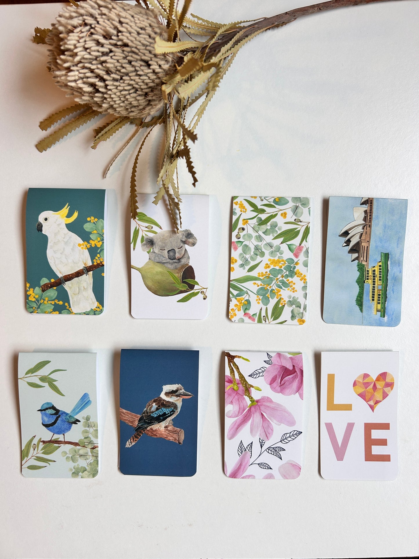 Magnetic Bookmarks / Watercolour Bookmarks