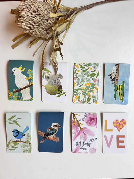 Magnetic Bookmarks / Watercolour Bookmarks