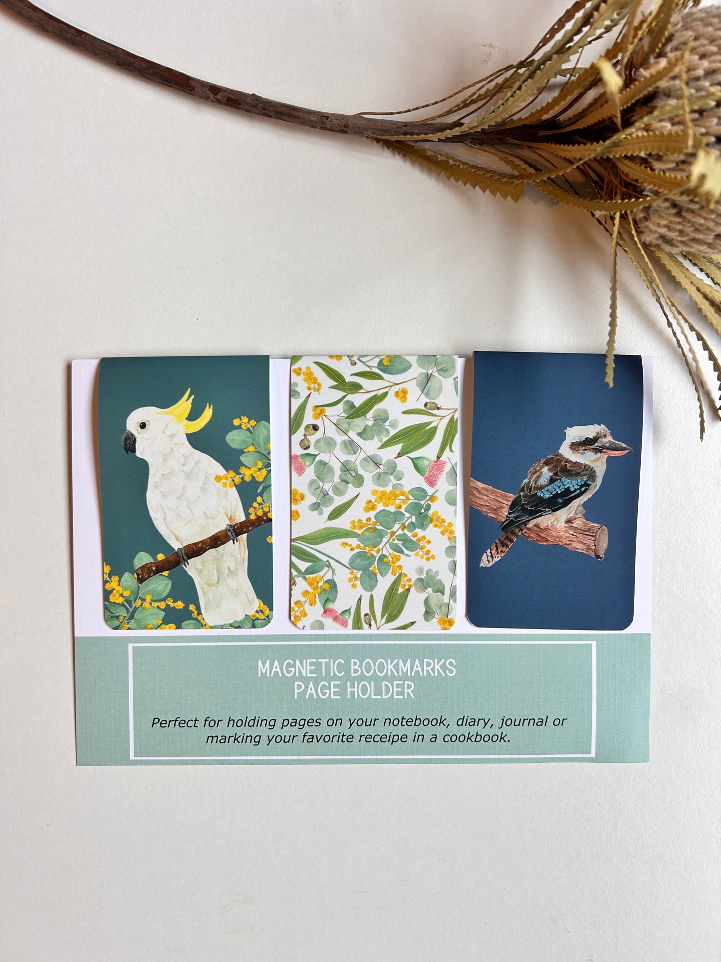 Magnetic Bookmarks / Watercolour Bookmarks