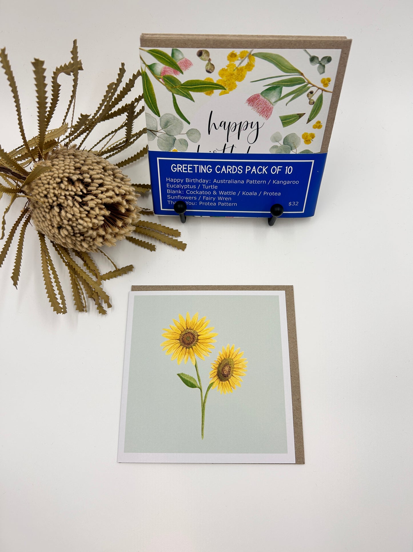 Watercolour Greeting Card Pack of 10