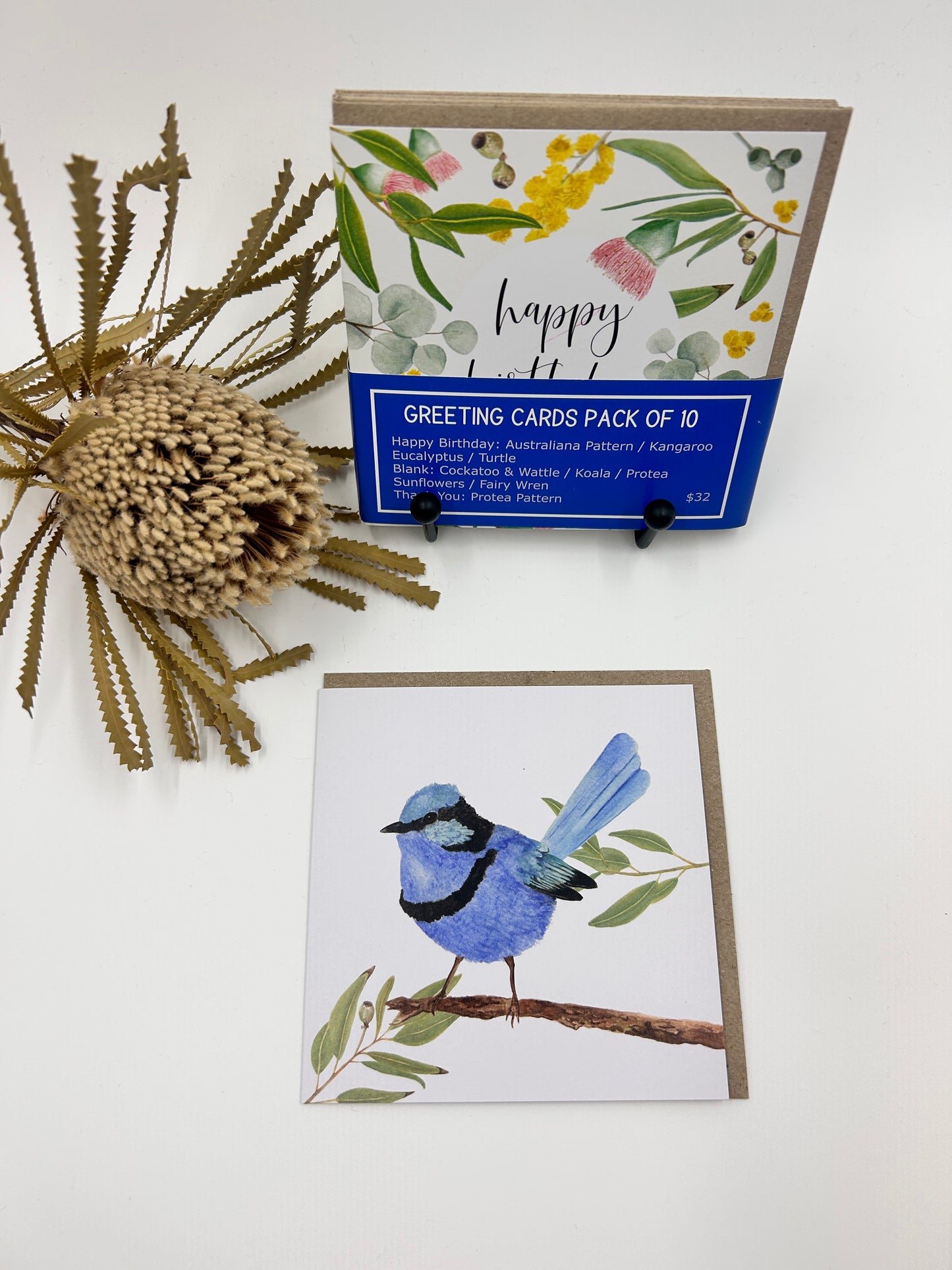 Watercolour Greeting Card Pack of 10