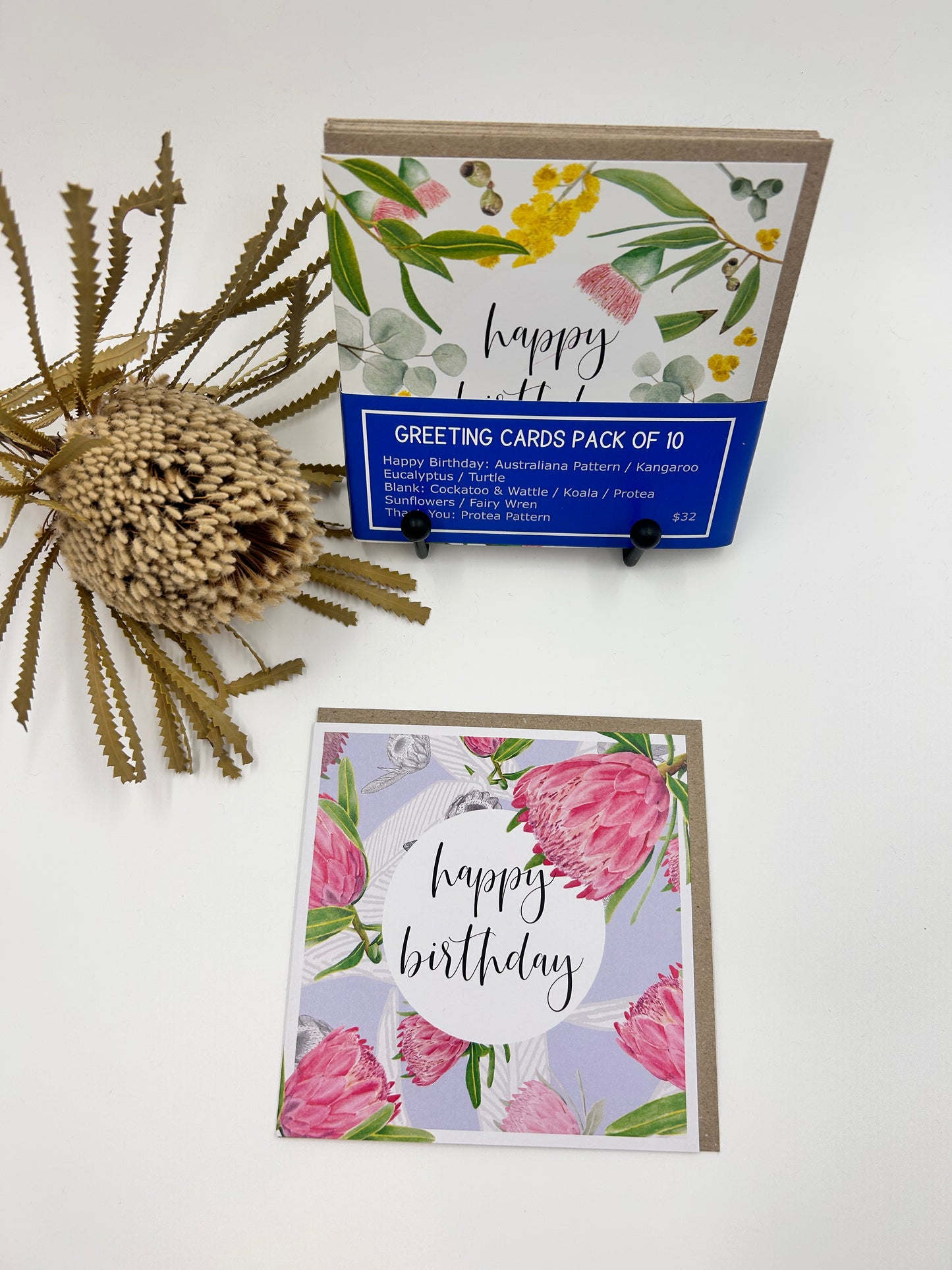 Watercolour Greeting Card Pack of 10