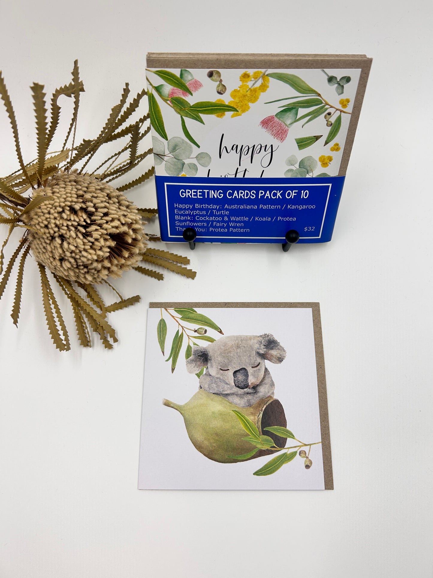 Watercolour Greeting Card Pack of 10