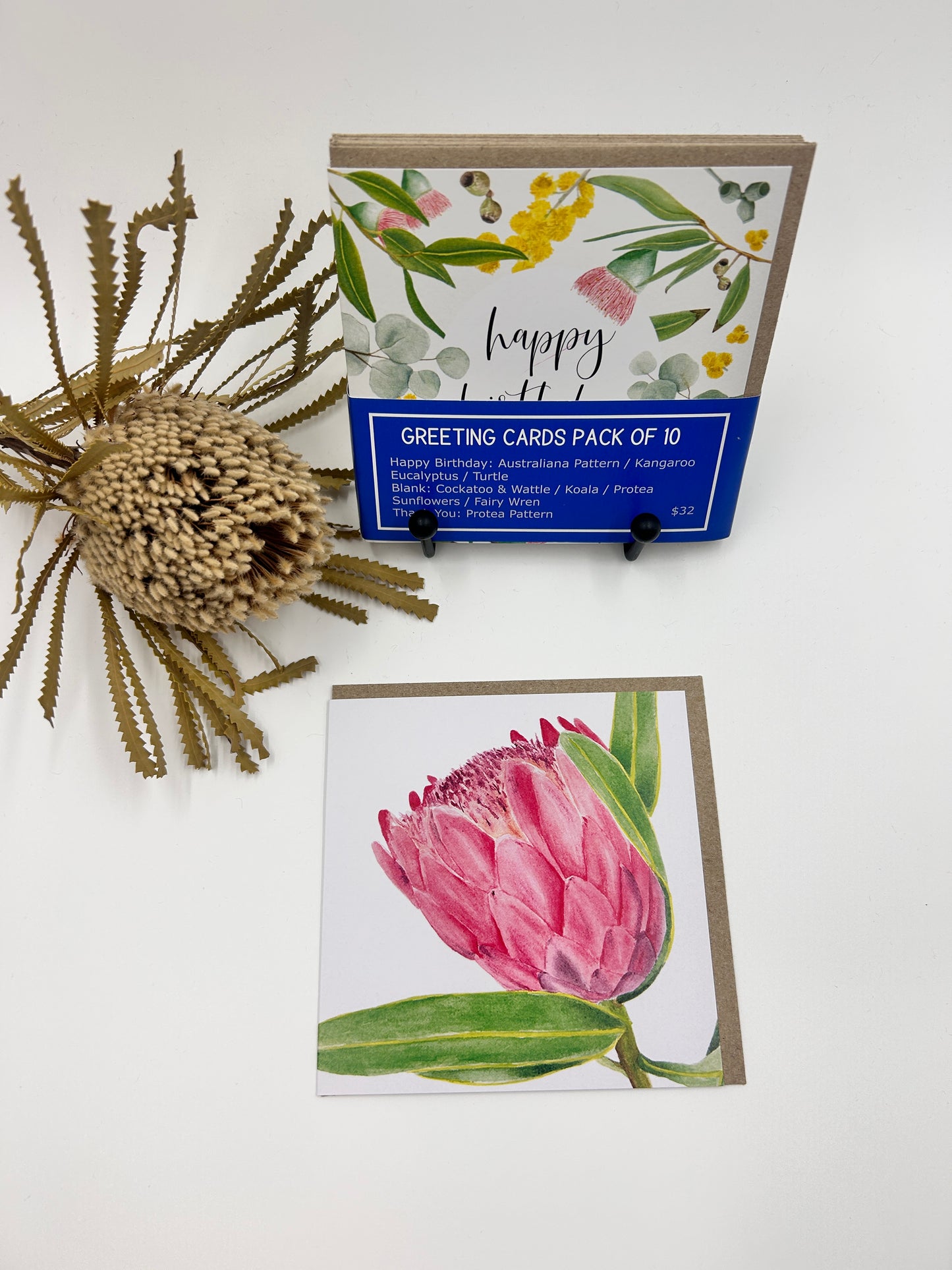 Watercolour Greeting Card Pack of 10