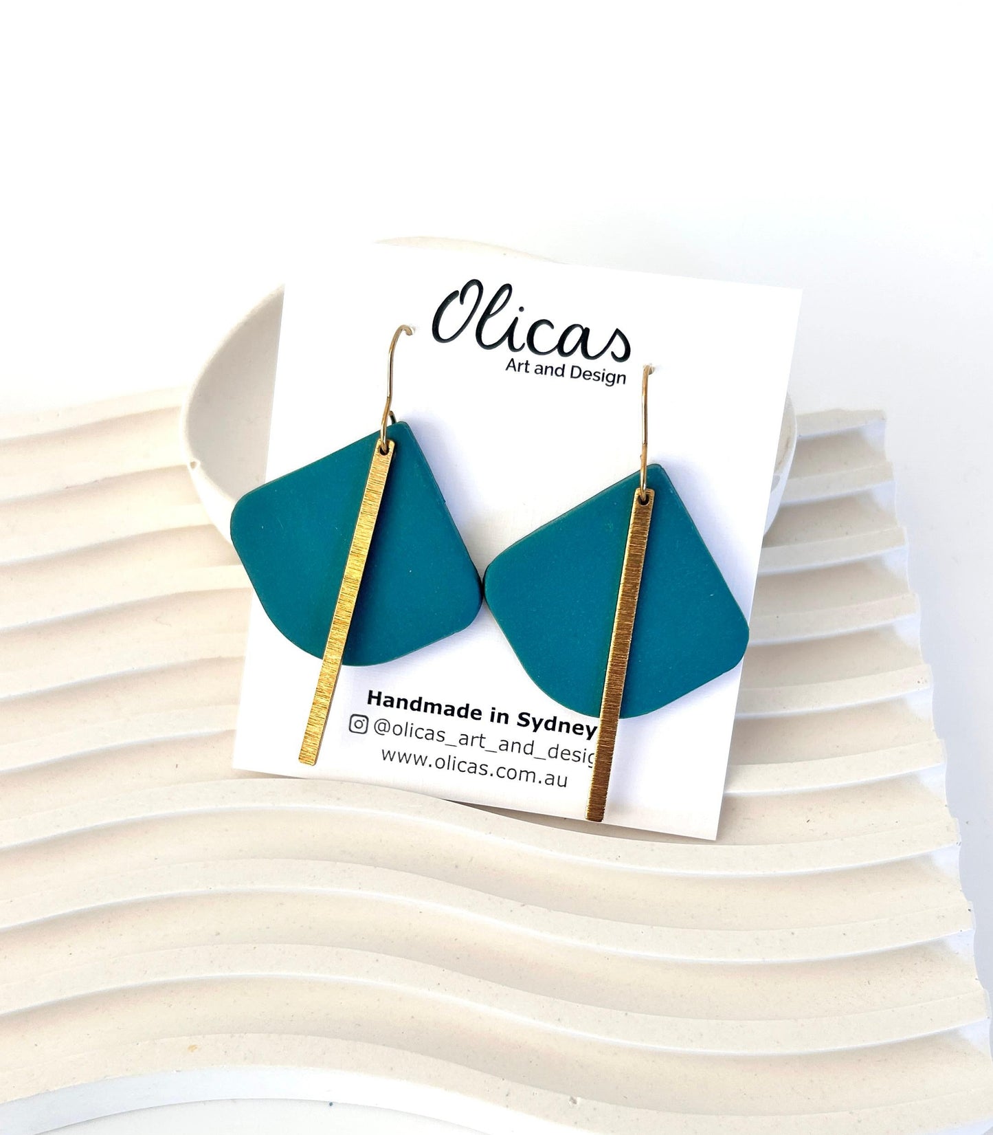 Lupita Dangles in Block Colours