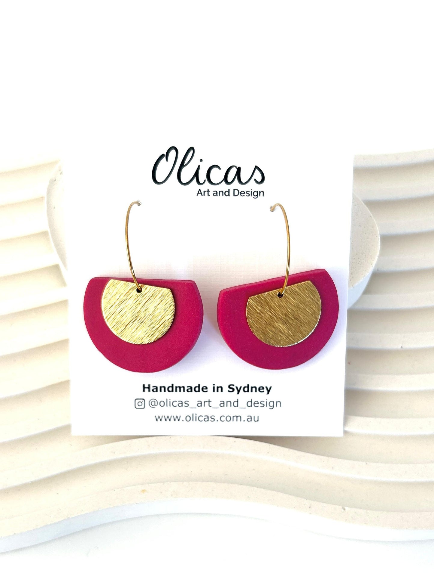 Wendy Dangles in Block Colours