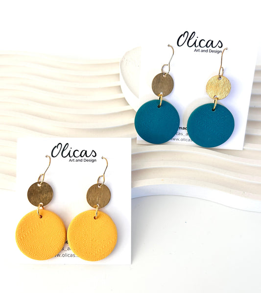 Kenya Dangles in Block Colours