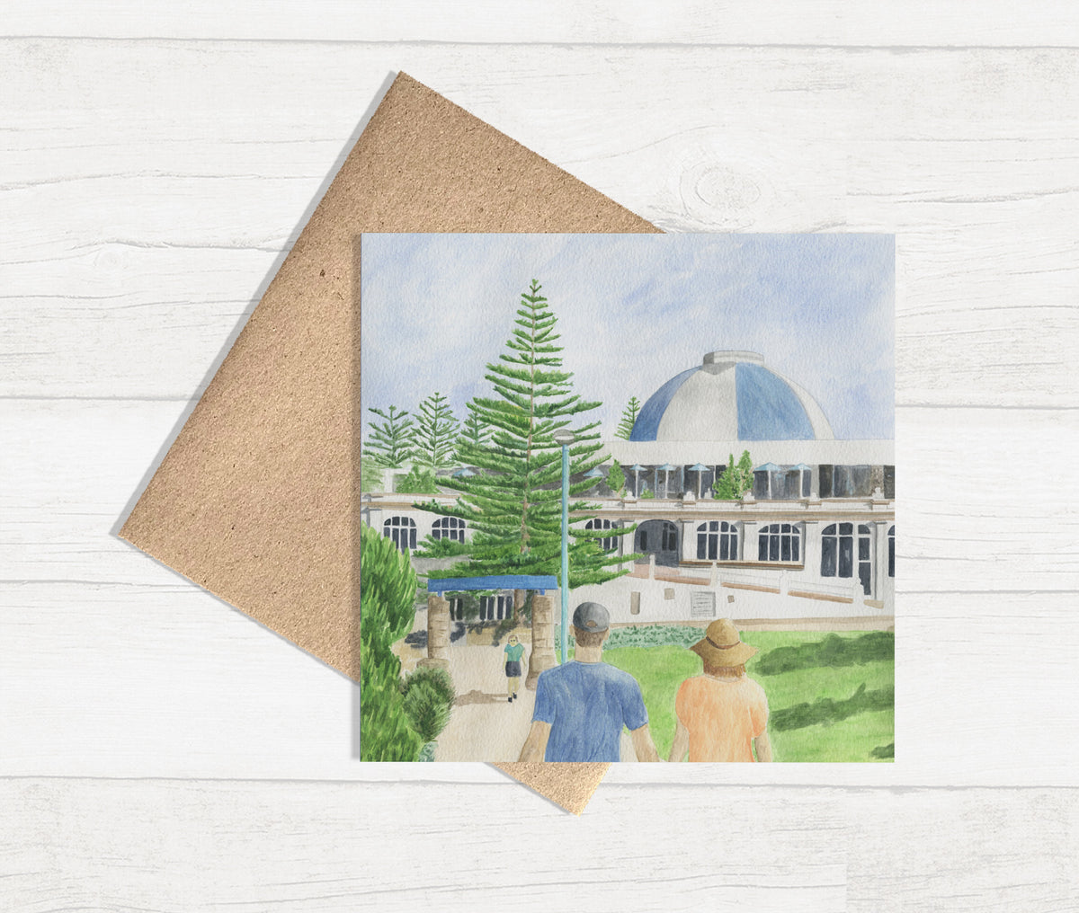 Watercolour Greeting Card - Coogee Pavilion
