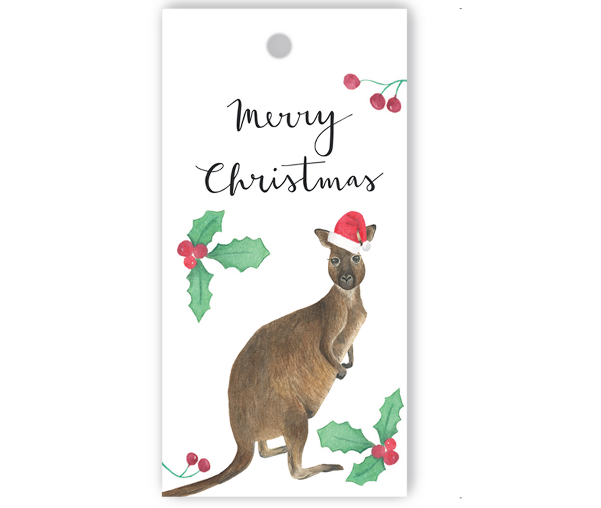 Watercolour Christmas Gift Tags
