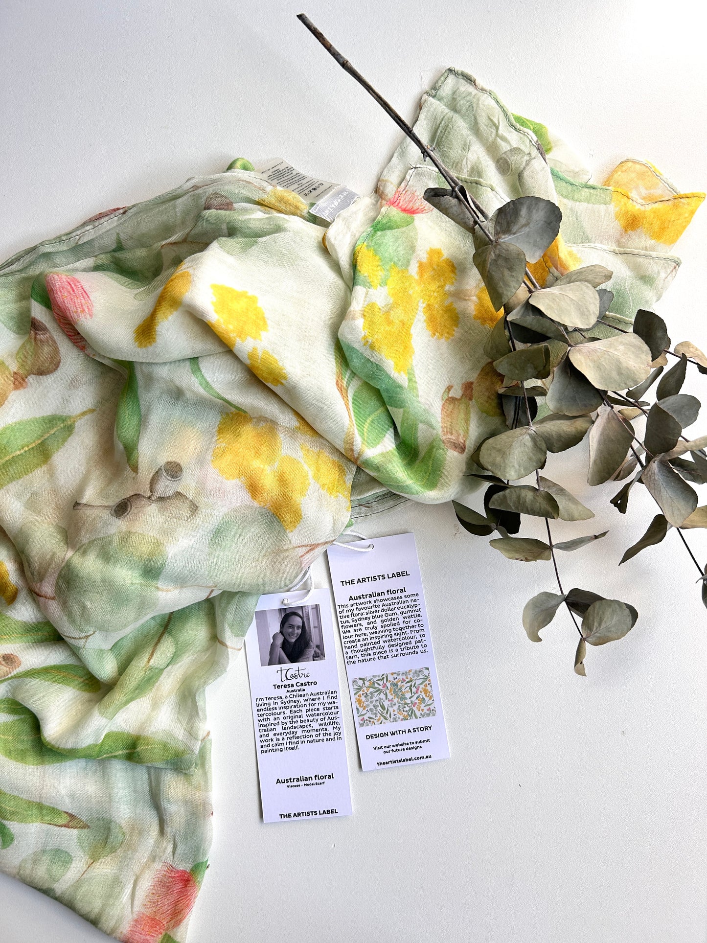 Scarf - Australian floral