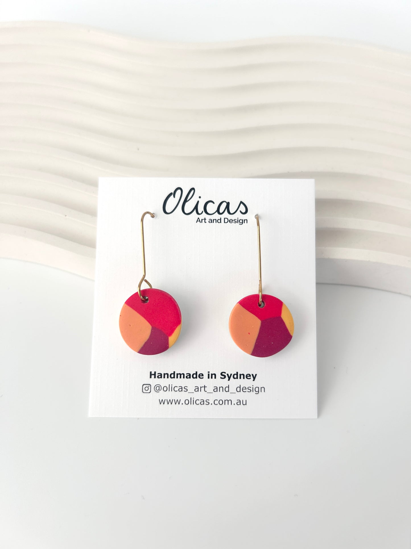 Pippa Dangles in 'Colour Splash' pattern