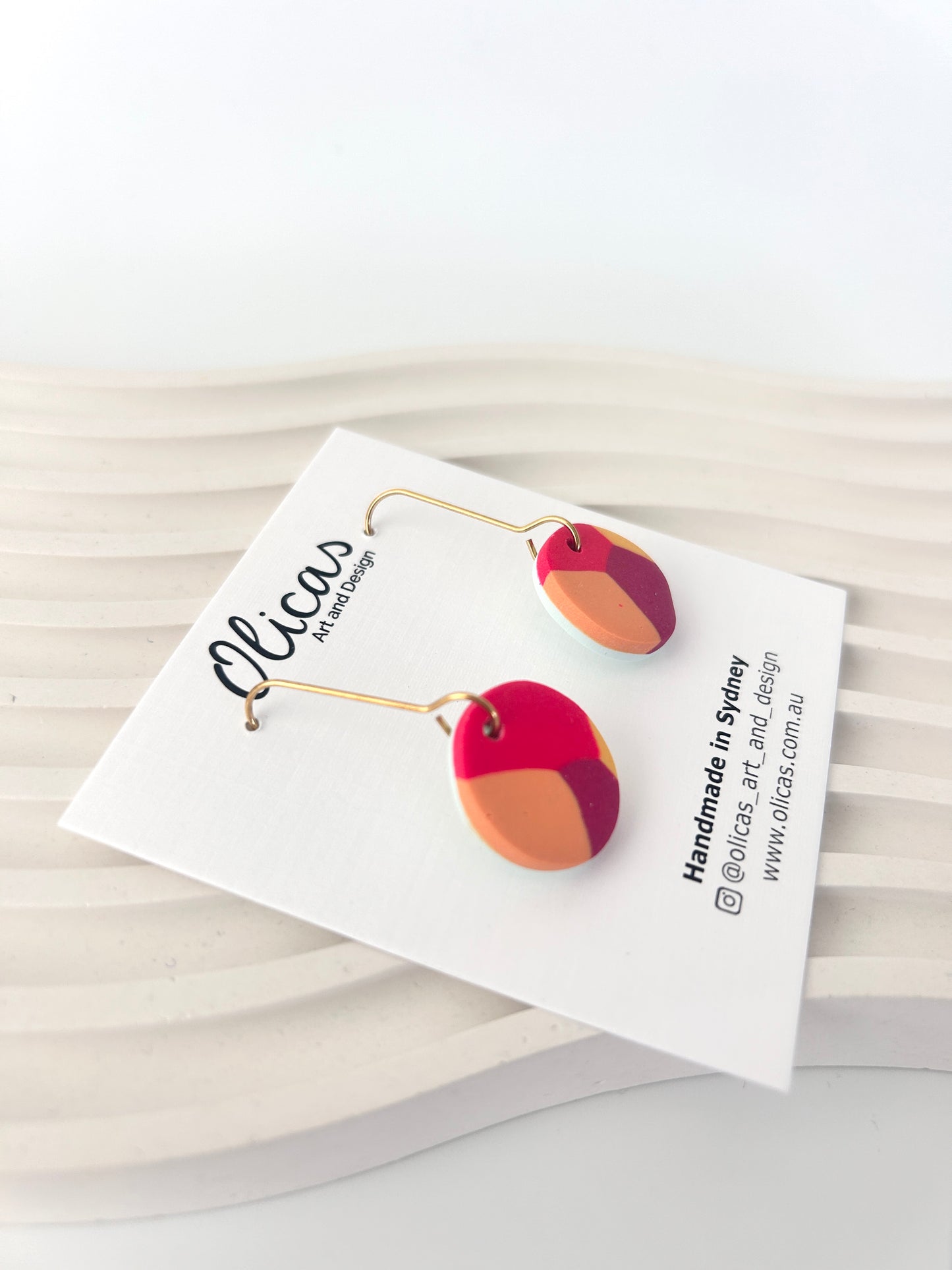 Pippa Dangles in 'Colour Splash' pattern