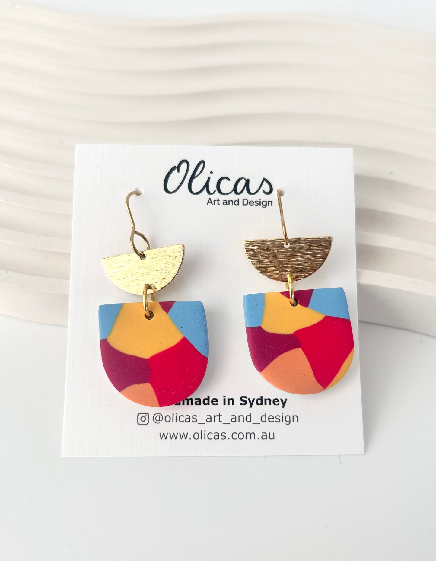 Lexi Dangles in 'Colour Splash' pattern