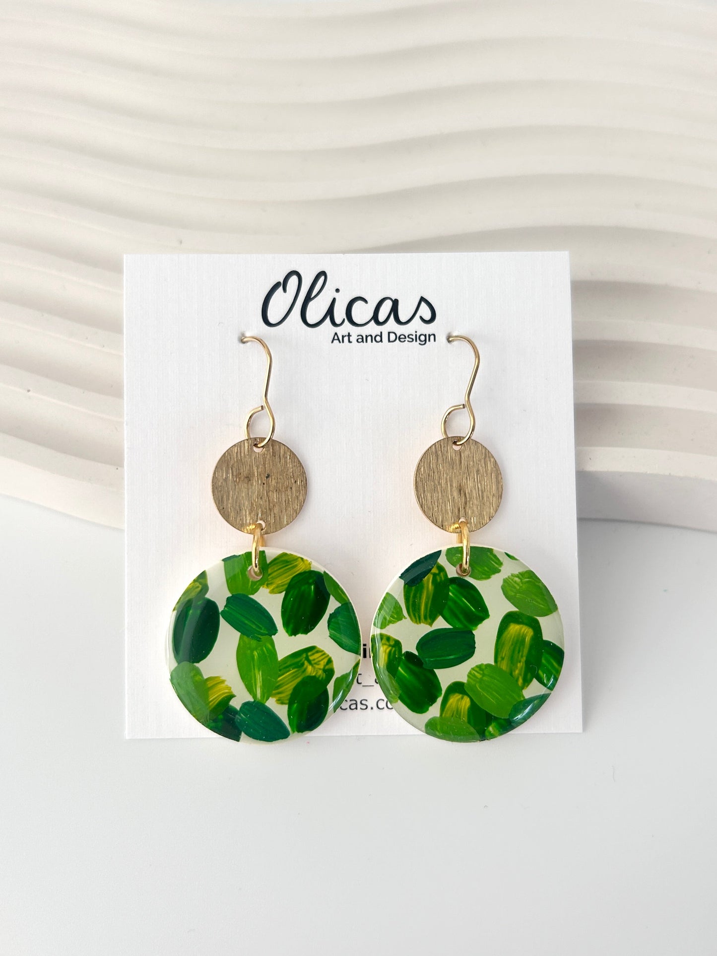 Kenya hand painted Dangles