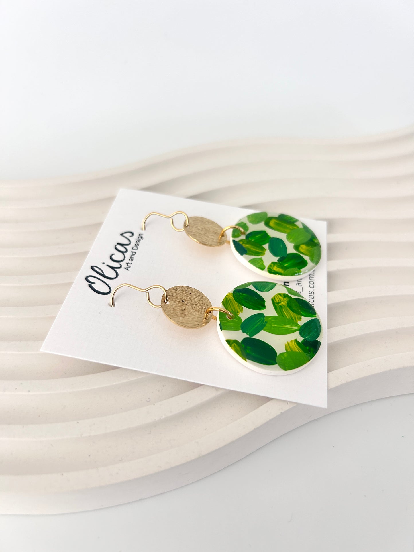 Kenya hand painted Dangles