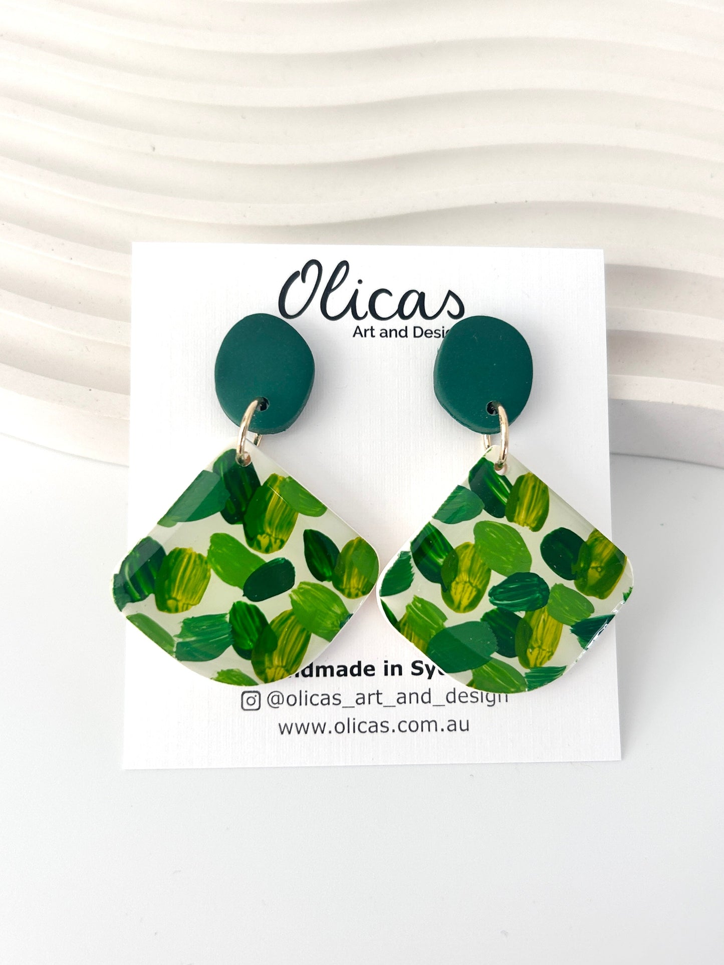 Zoe Hand Painted Dangles