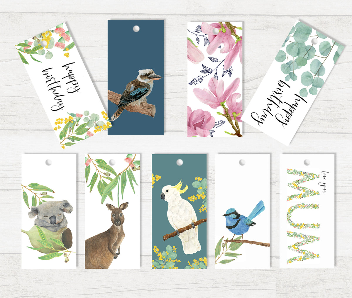 Watercolour Gift Tags