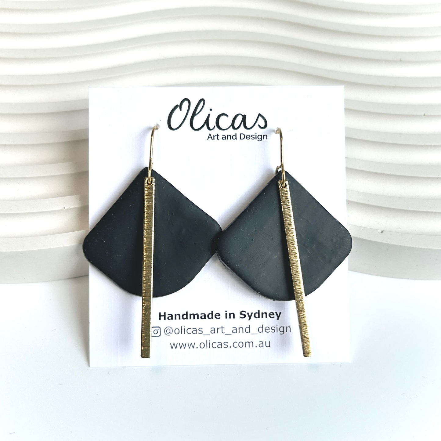 Lupita Dangles in Block Colours