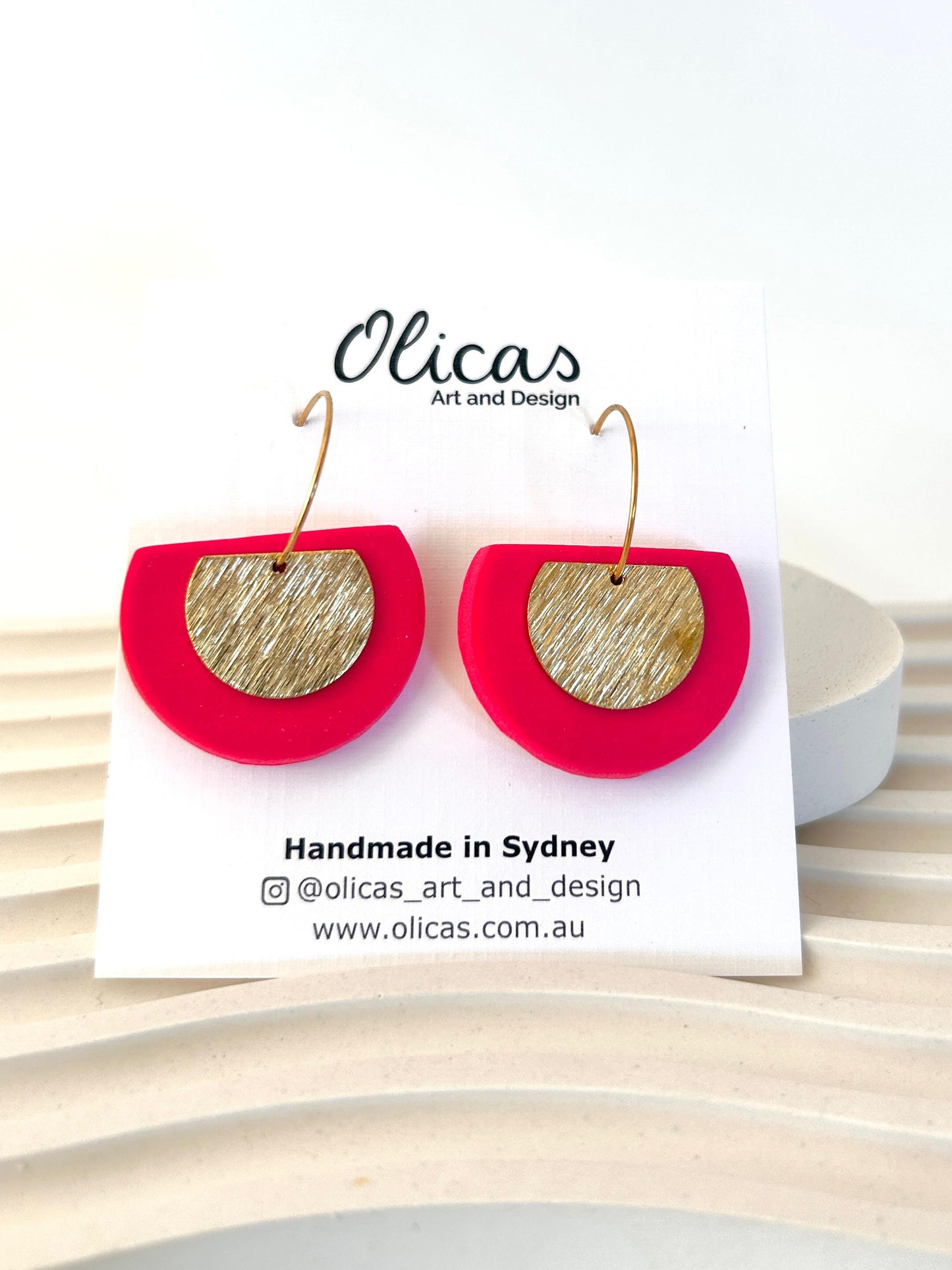 Wendy Dangles in Block Colours