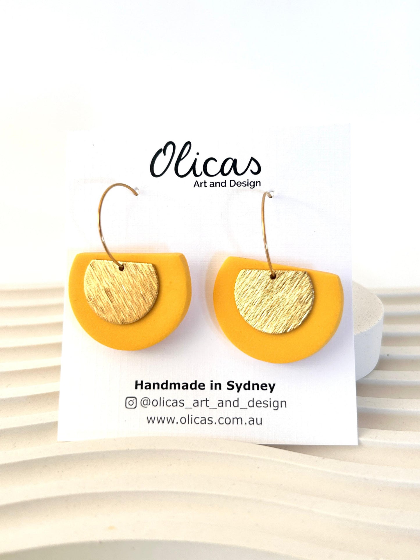 Wendy Dangles in Block Colours