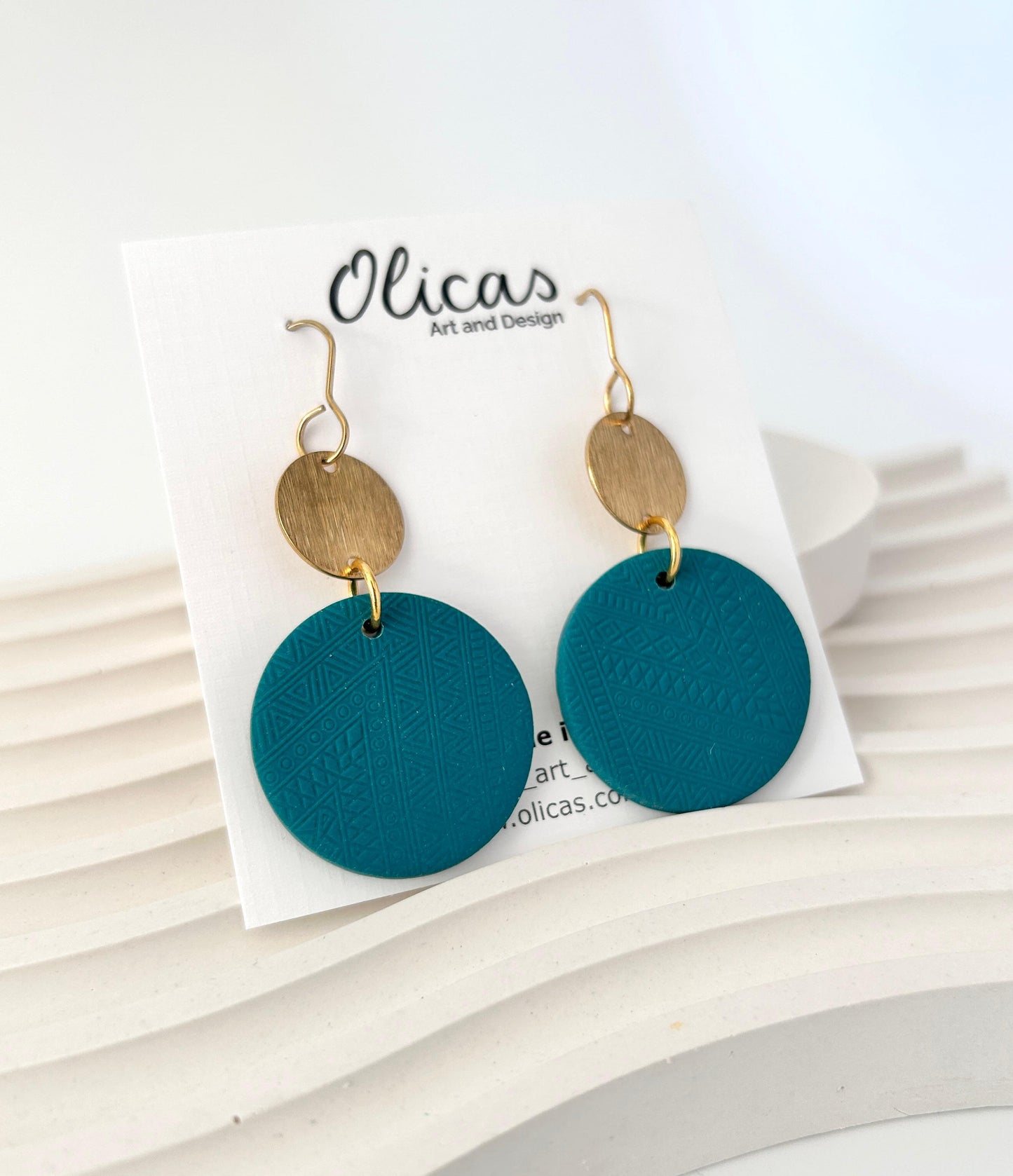 Kenya Dangles in Block Colours